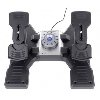 Logitech Gaming Saitek Pro Flight Rudder Pedals PZ35 Flight sim foot controls USB PC Black 