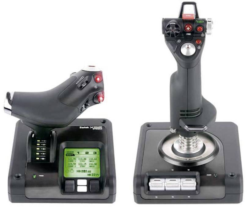 Logitech Gaming Saitek X52 Pro Flight Flight sim joystick USB Black