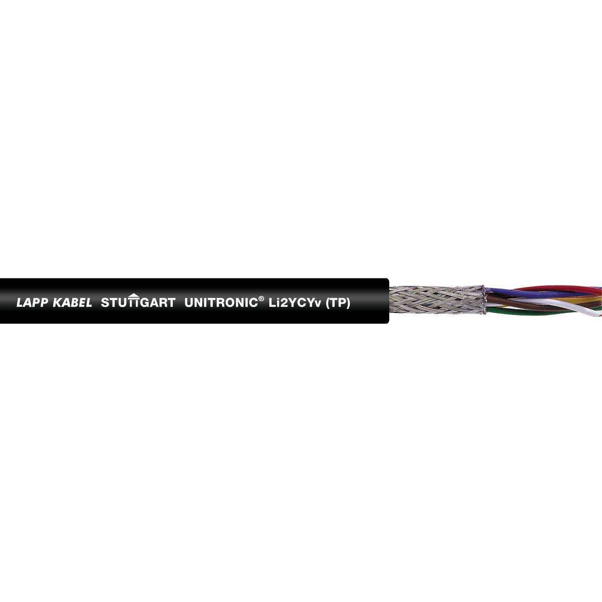 LAPP 31350-300 Data transfer cable UNITRONIC® Li2YCYv (TP) 2 x 2 x 0.22 mm² Black 300 m