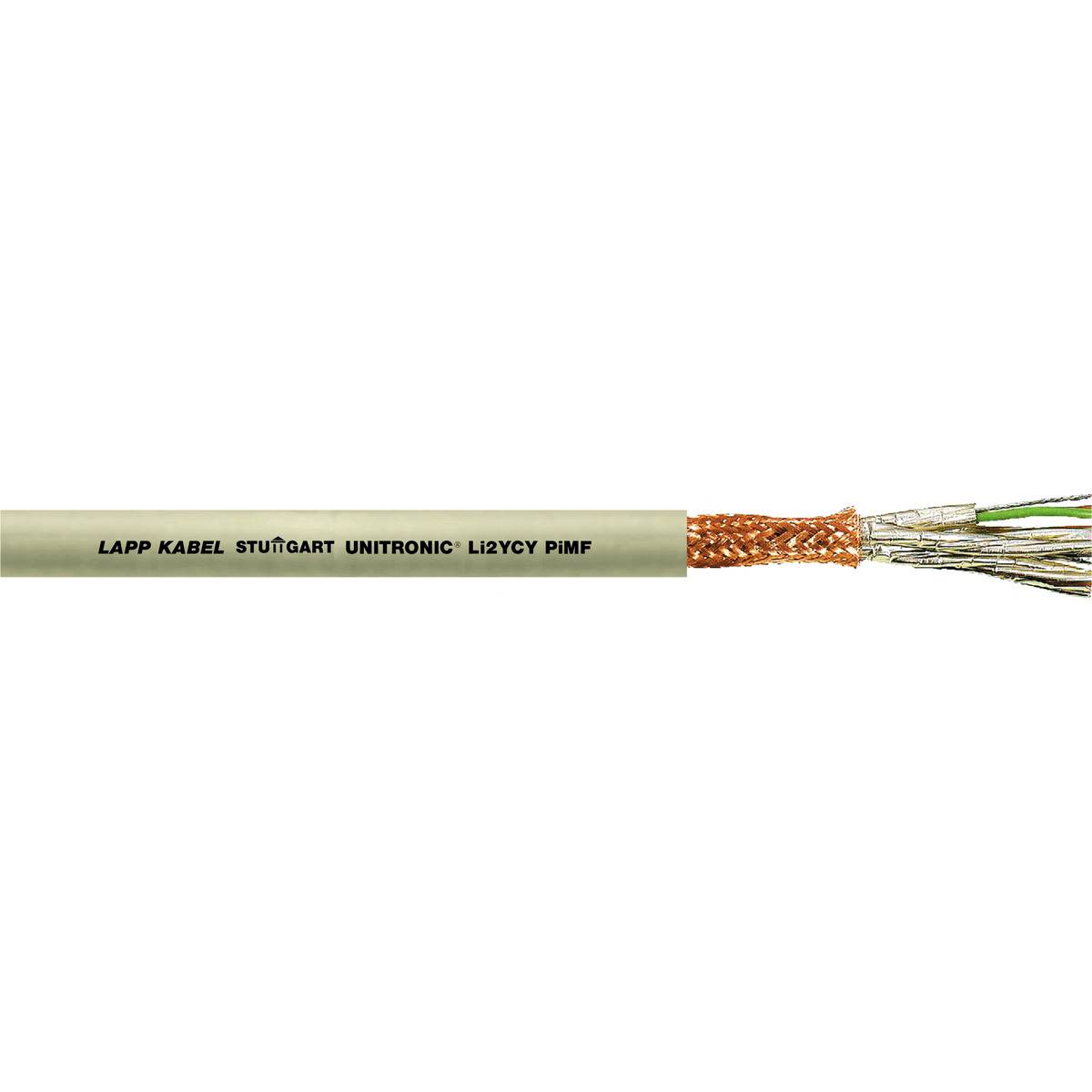 LAPP 34042/300 Data cable UNITRONIC® Li2YCY PiMF 4 x 2 x 0.22 mm² Grey 300 m