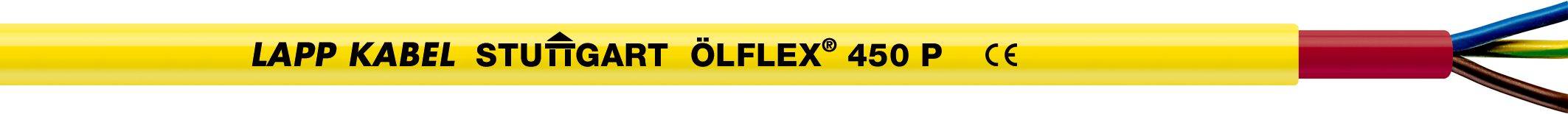 LAPP 12101/50 Connection cable ÖLFLEX® 450 P 2 x 1 mm² Yellow 50 m-0