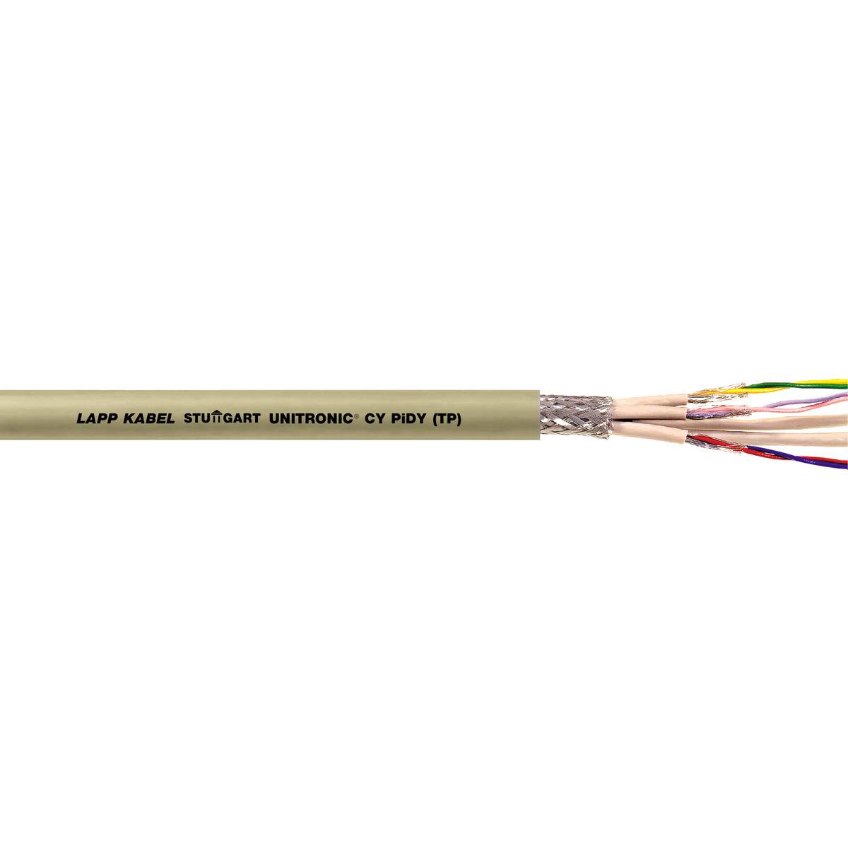 LAPP 34251/1000 Data cable UNITRONIC® CY PiDY (TP) 3 x 2 x 0.25 mm² Grey 1000 m