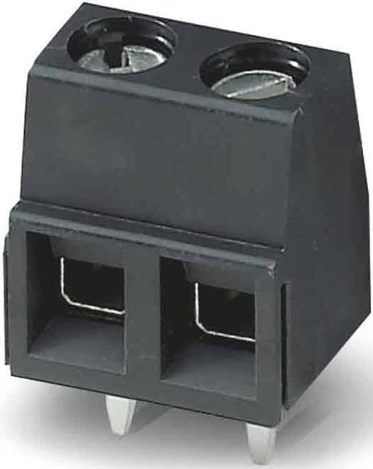 Phoenix Contact 1985849 Screw terminal 1.50 mm² Number of pins 2 Black 50 pc(s)-0