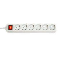 LINDY 73103 Power strip (+ switch) 6x White PG connector 1 pc(s)-2