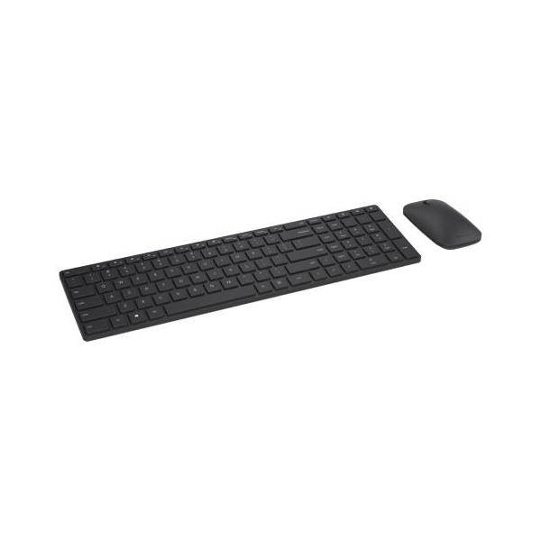 Microsoft Designer Bluetooth Desktop Bluetooth® Keyboard and mouse set German, QWERTZ Black-1
