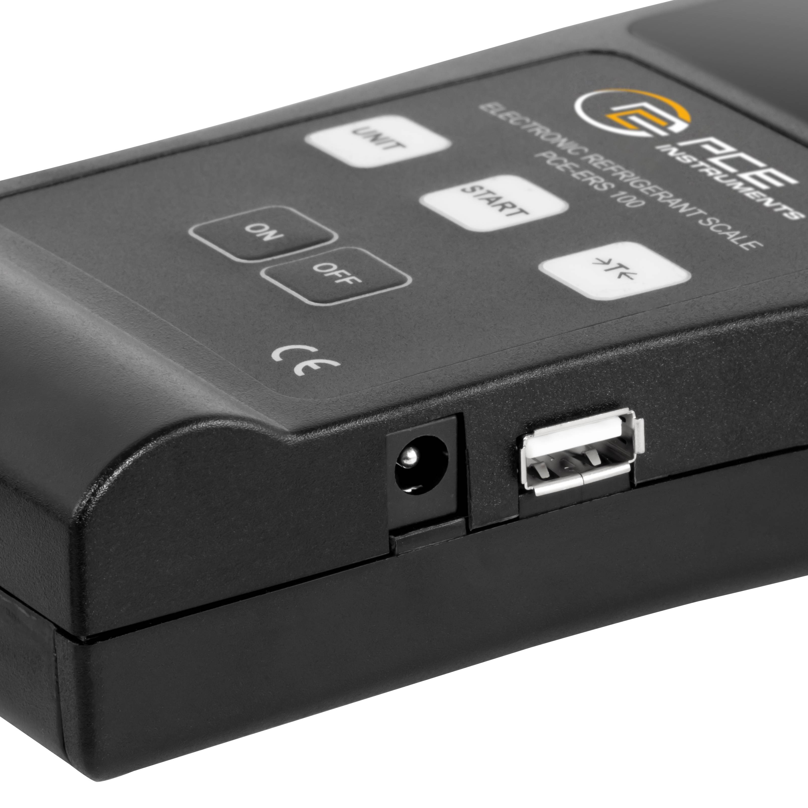 PCE Instruments Refrigerant scales PCE-ERS 100 Weight range 100 kg battery-powered Black-4