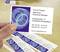 Business card for Armin Vogler, Production Manager at A&M Autos, with contact information and blue graphic in the background.