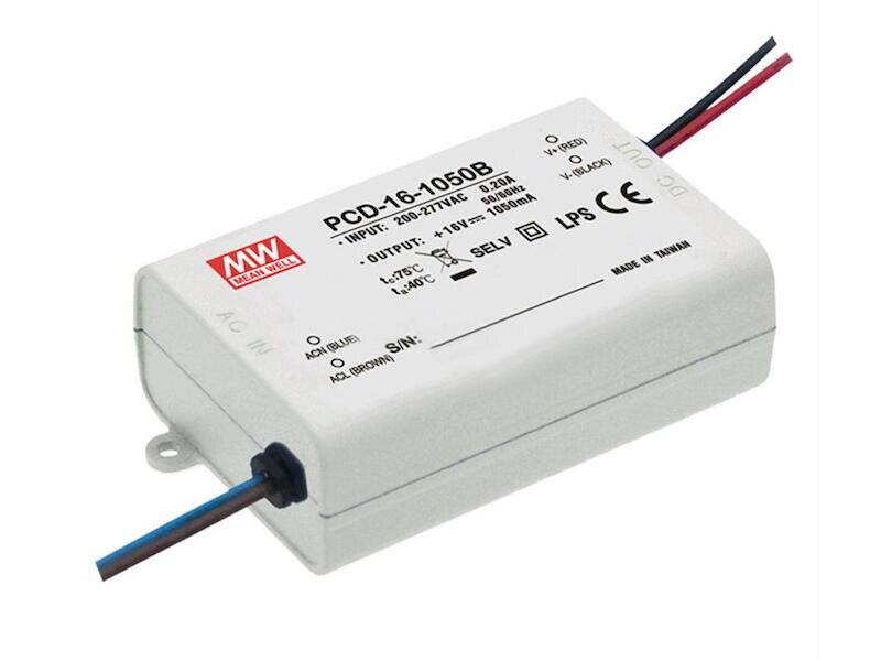 MEAN WELL PLD-16-700B LED driver Constant current 16 W 0.7 A 16 - 24 V DC not dimmable 1 pc(s)-1
