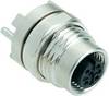 HARTING 21033216410 Sensor/actuator built-in connector M12 PCB socket, mount No. of pins (RJ): 4 10 pc(s)