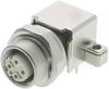 HARTING 21033814412 Sensor/actuator built-in connector M12 PCB socket, mount No. of pins (RJ): 4 10 pc(s)