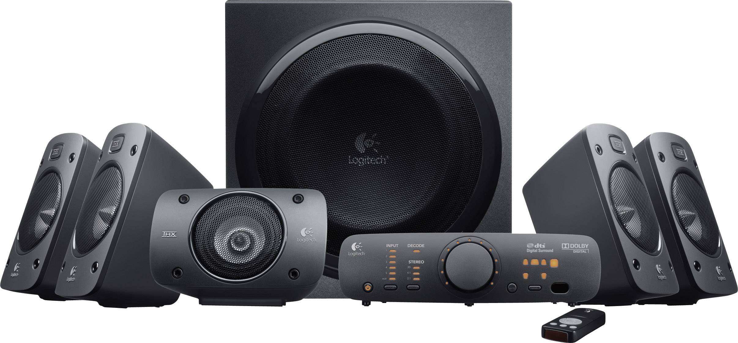 Logitech Z906 5.1 PC speaker Corded 500 W Black