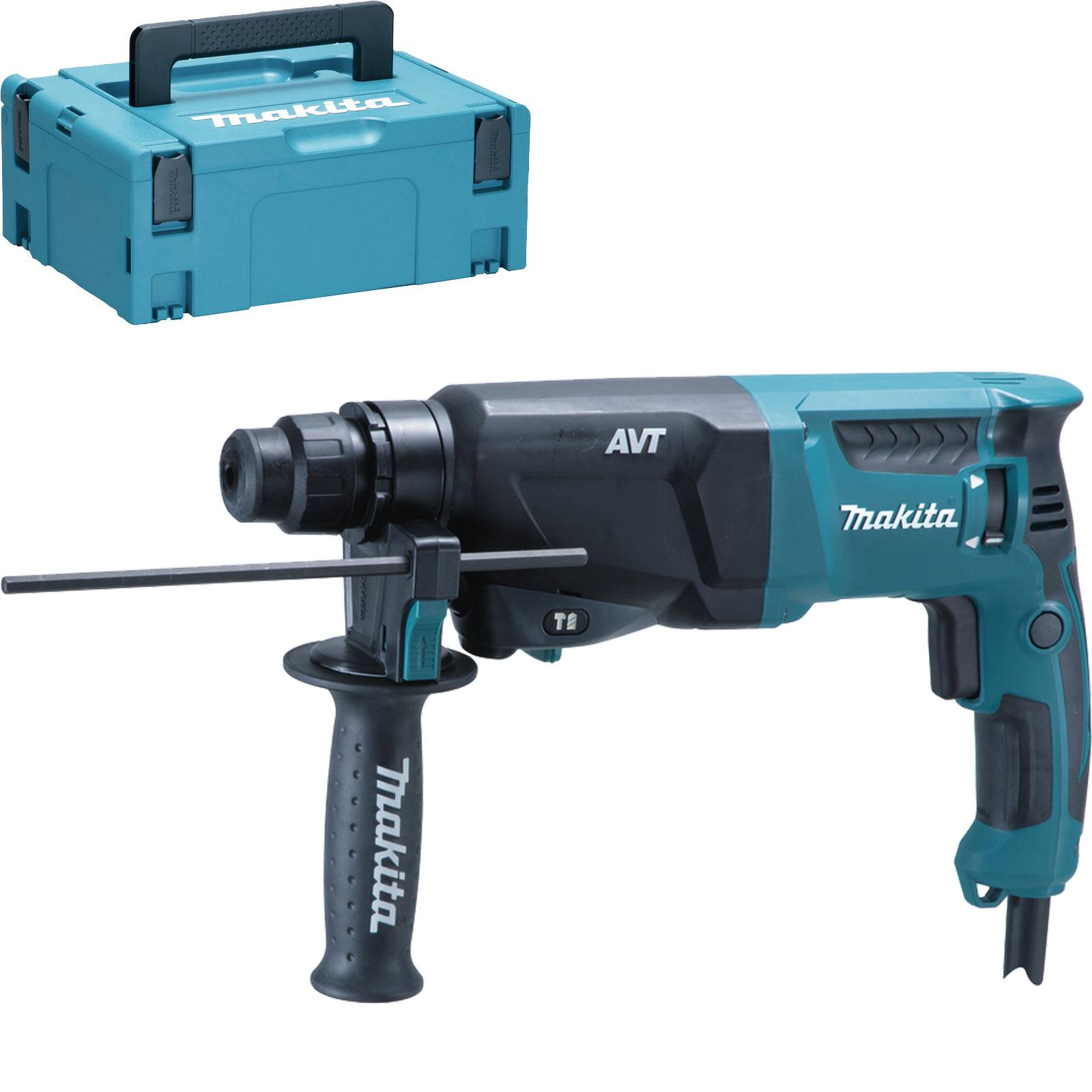 Makita HR2601J SDS-Plus-Hammer drill 800 W incl. case-1