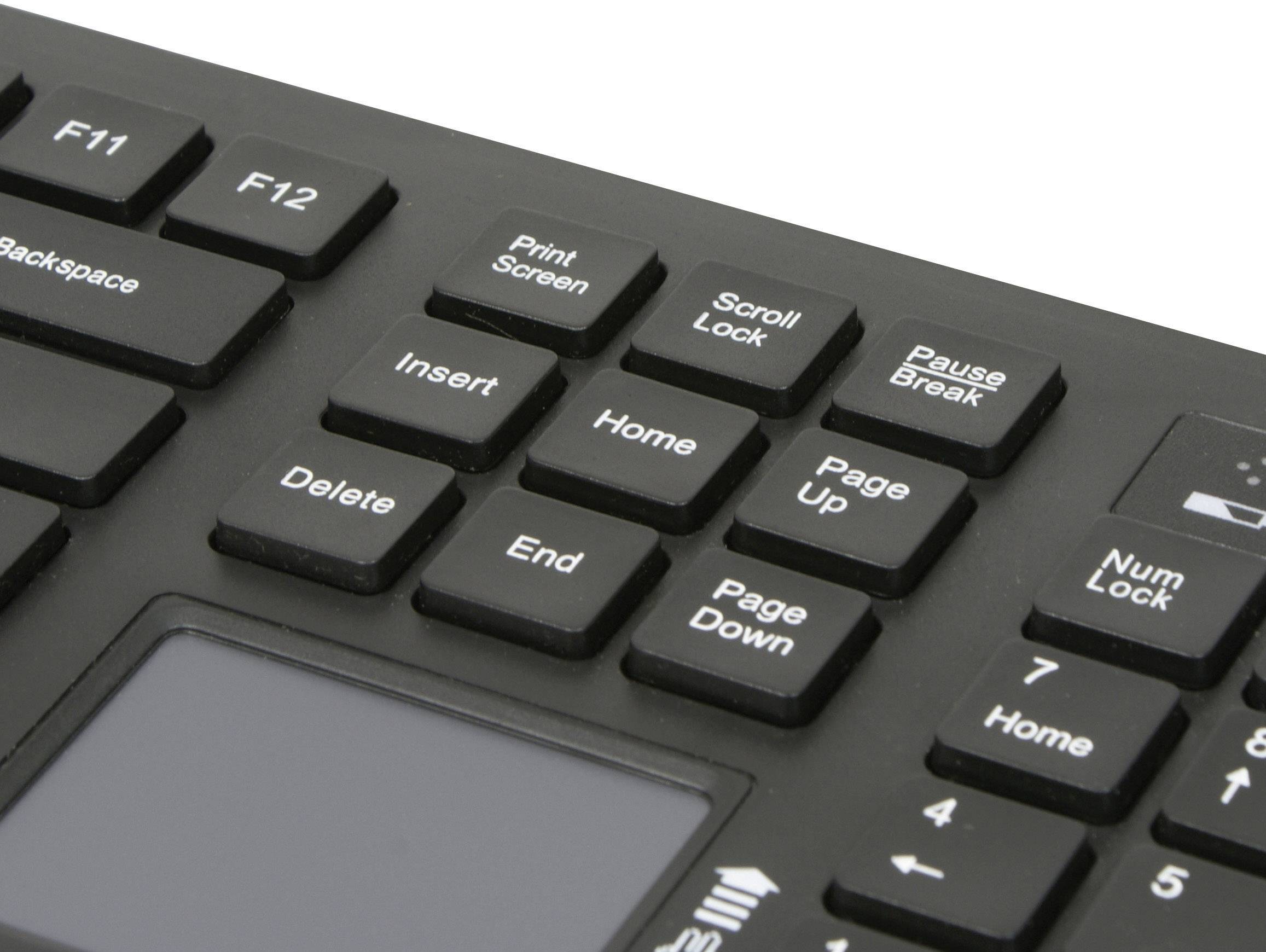keyboard usb touchpad wired