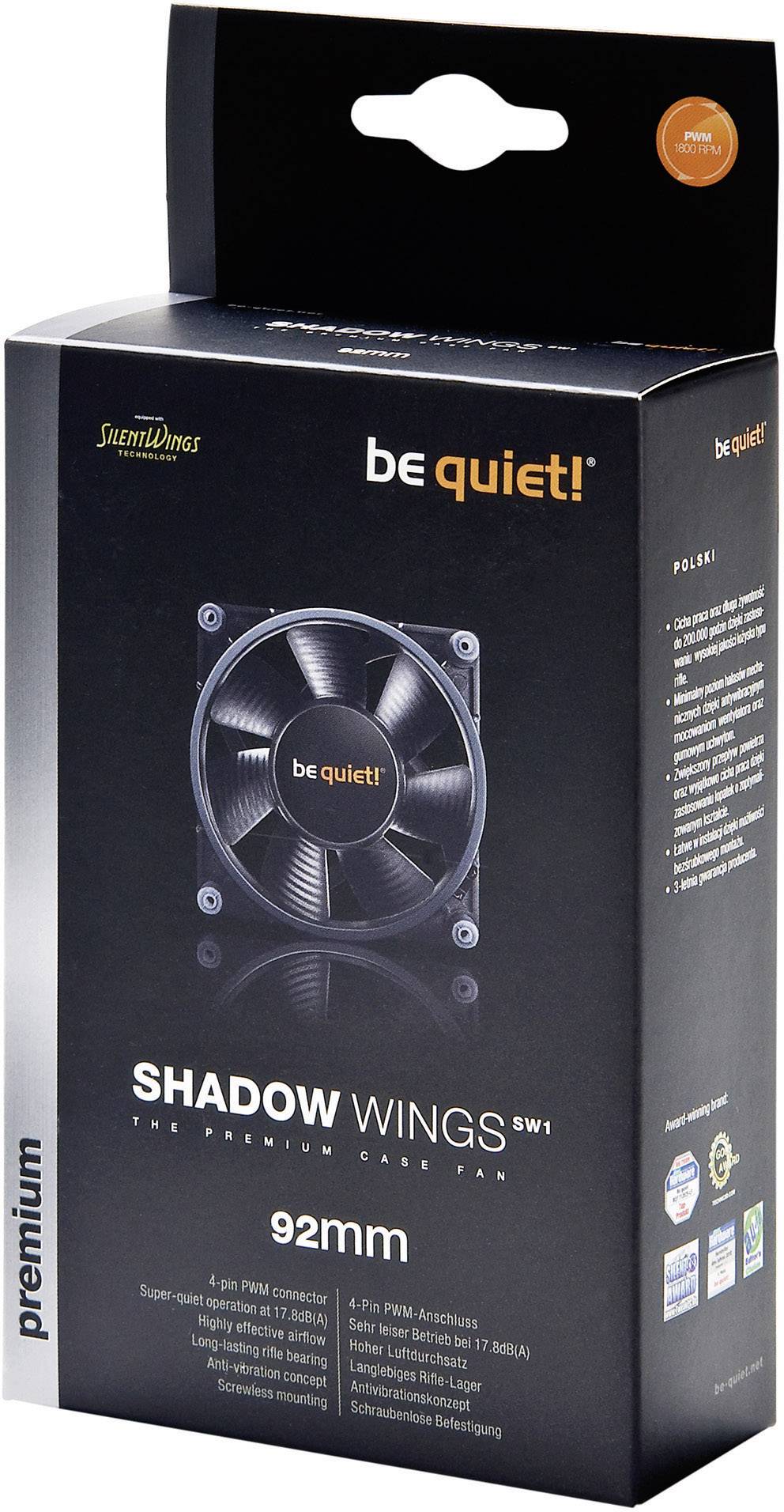 Be quiet shadow wings. Кулер be quiet 92mm. Be quiet контроллер вентиляторов. Шедоу Винг.