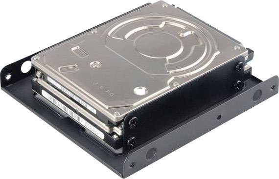 Internal hard drive in a mounting bracket for installation in a computer.