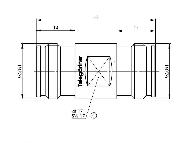 Telegärtner J01442C0001 100025321 4.3-10 connector 50 Ω 1 pc(s)-2