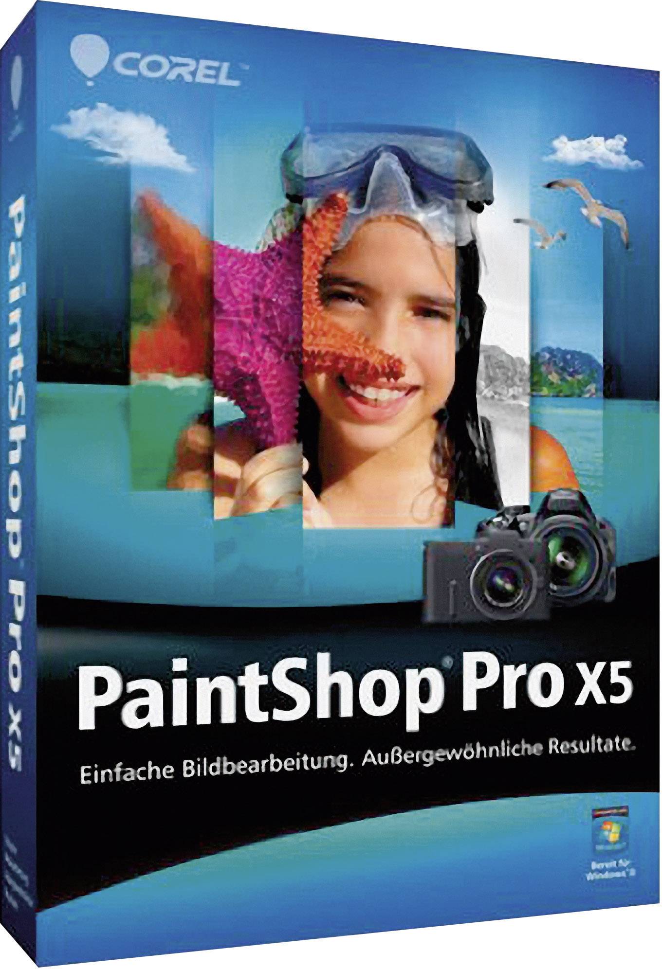 Corel Paintshop Pro X5 Full Version 1 Licence Windows Illustrator Conrad Com