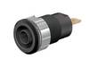 Stäubli SLB4-F Safety jack socket Socket, built-in Pin diameter: 4 mm Black 1 pc(s)