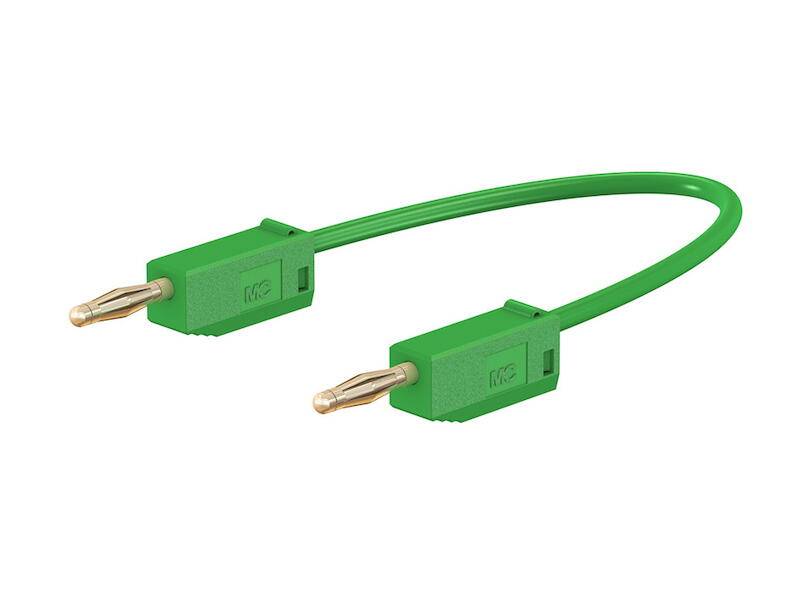 Stäubli LK205 Test lead Banana jack 2 mm Banana jack 2 mm 45.00 cm Green 1 pc(s)-0