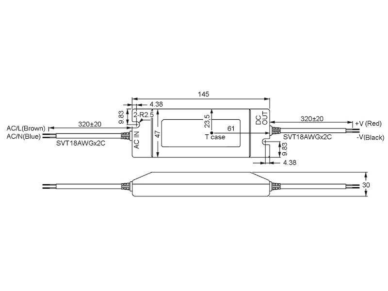 MEAN WELL PLN-30-27 LED driver, LED transformer Constant voltage, Constant current 30 W 0 - 1.12 A 18.9 - 27 V DC PFC ci-2