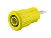 Stäubli SEB4-F/A Safety jack socket Socket, built-in Pin diameter: 4 mm Yellow 1 pc(s) Piece