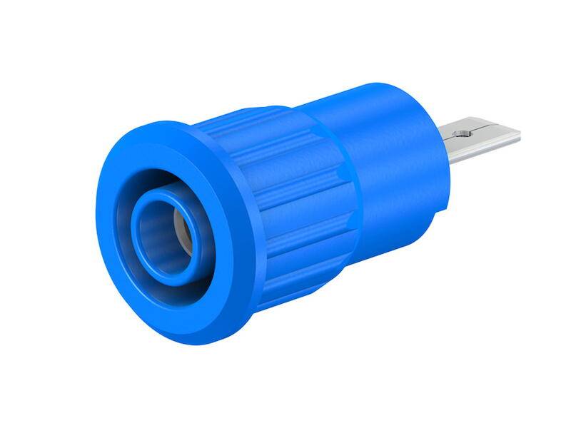 Stäubli SEB4-F/A Safety jack socket Socket, built-in Blue 1 pc(s)-0