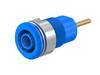 Stäubli SLB4-R Safety jack socket Socket, built-in Pin diameter: 4 mm Blue 1 pc(s)