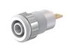 Stäubli SLB4-F Safety jack socket Socket, built-in Pin diameter: 4 mm White 1 pc(s) Piece