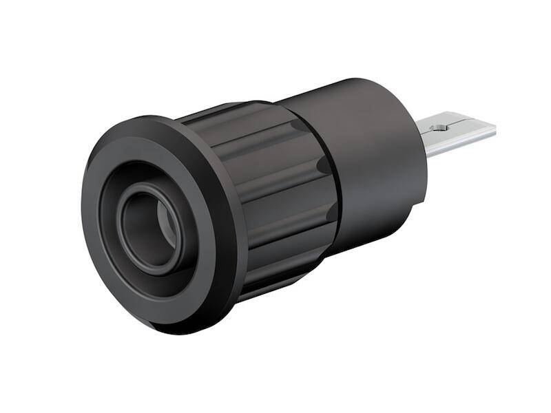 Stäubli SEB4-F/A Safety jack socket Socket, built-in Black 1 pc(s)-0