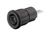 Stäubli SEB4-F/A Safety jack socket Socket, built-in Pin diameter: 4 mm Black 1 pc(s) Piece