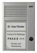 Auerswald TFS-Dialog 201 Door intercom Corded Complete kit Detached Silver-2