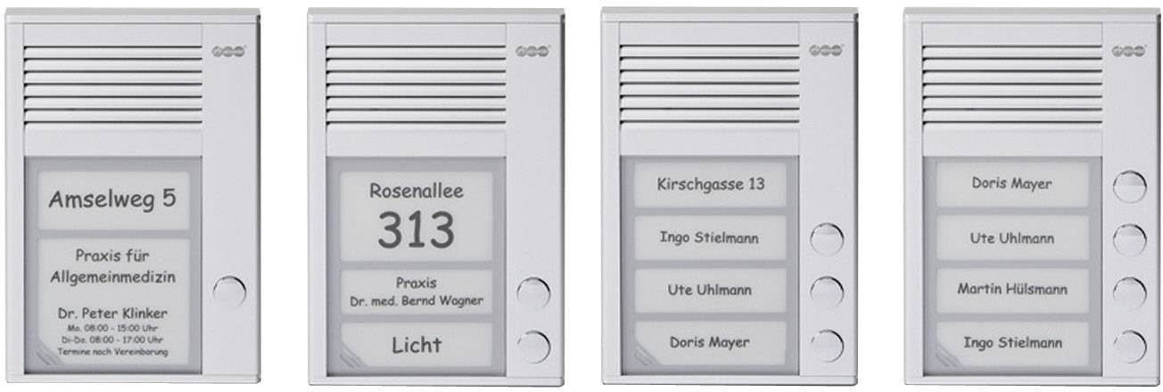 Auerswald TFS-Dialog 201 Door intercom Corded Complete kit Detached Silver-3