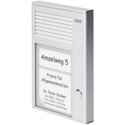   Auerswald  TFS-Dialog 201    Door intercom  Corded  Complete kit  Detached  Silver