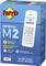 A packaging for the FRITZ!Fon M2 DECT telephone. Highlights: 'Ideal for FRITZ!Box', 'Best voice quality', email, RSS and media playback.