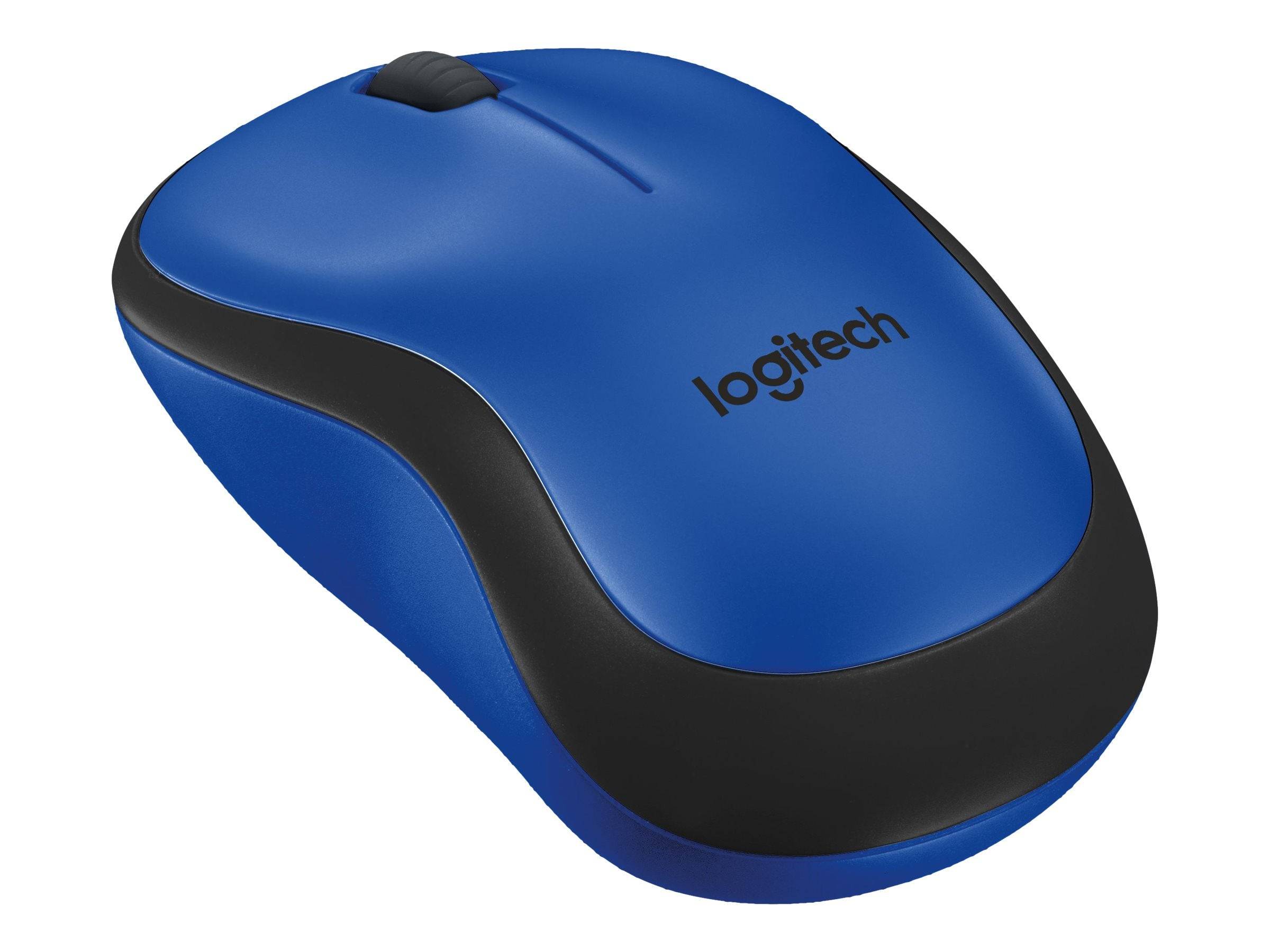Logitech M220 Silent Mouse Radio Optical Blue 3 Buttons 1000 dpi-1