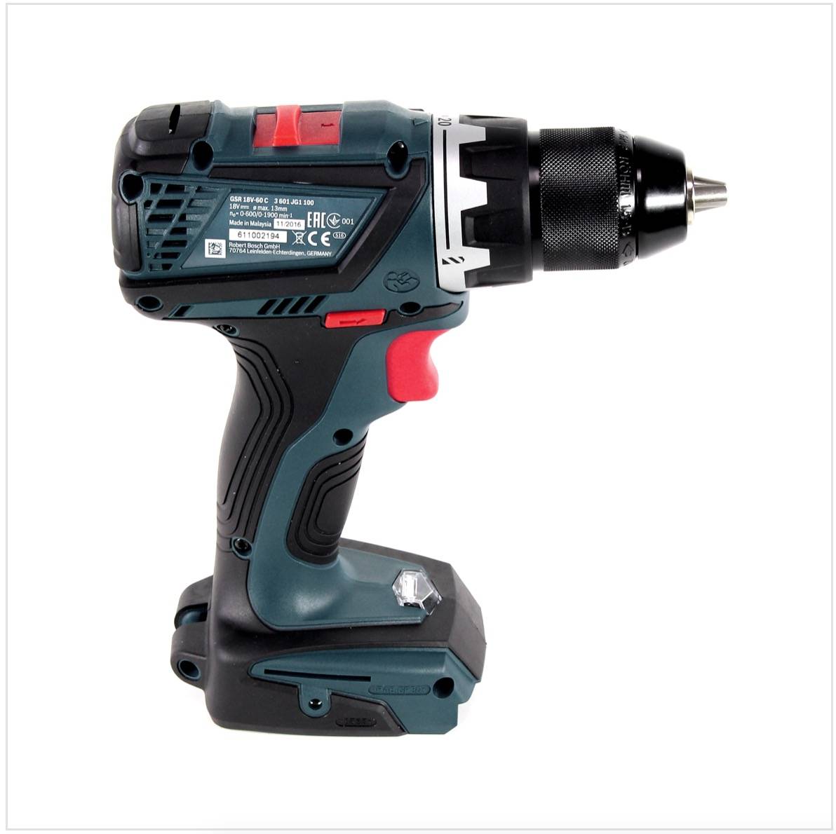 Bosch Professional GSR 18V-60 C 06019G1103 Cordless drill w/o battery, incl. case-4