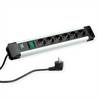 Bachmann 330.101 Power strip (+ switch) Aluminium , Black PG connector 1 pc(s)