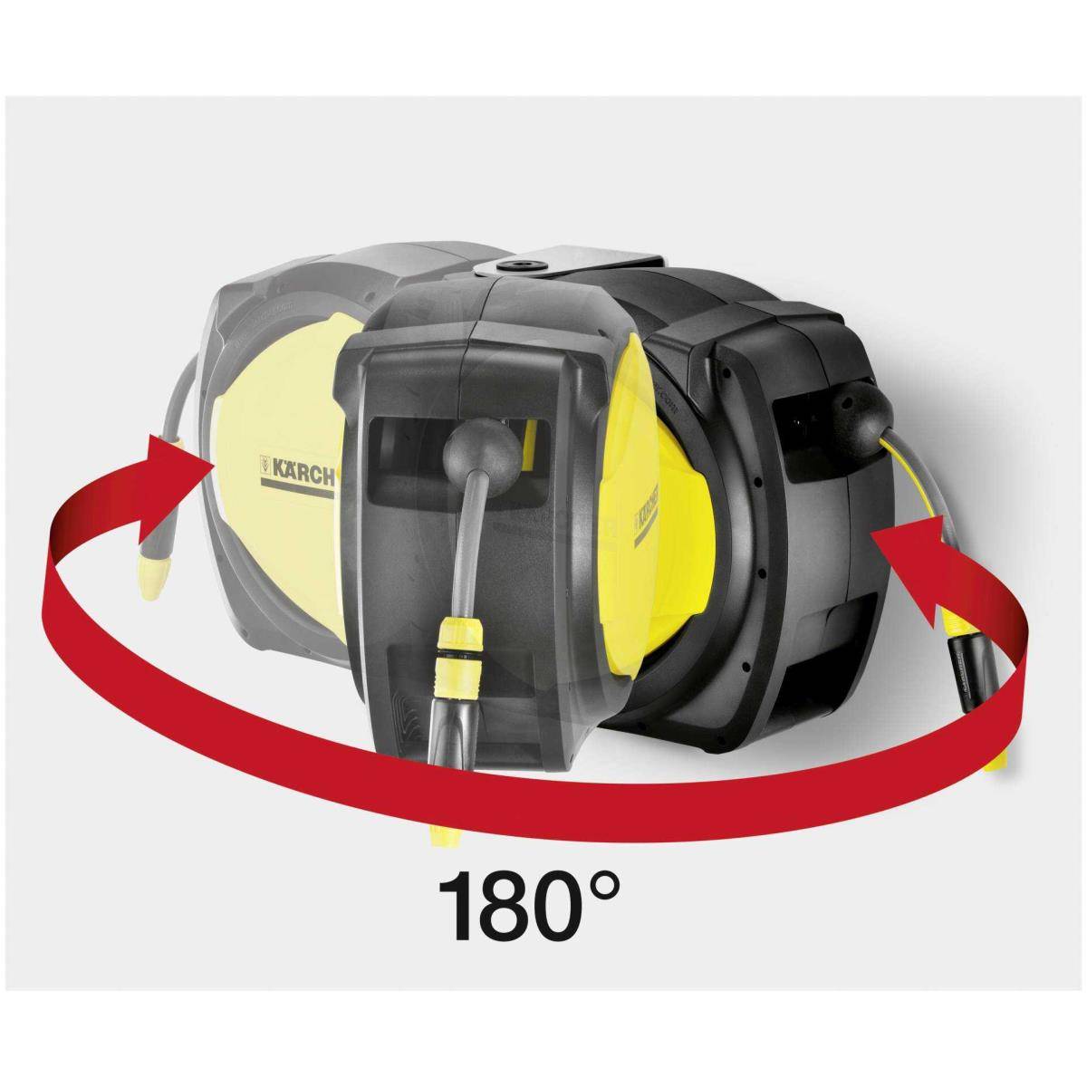 Kärcher Home & Garden 2.645-218.0 CR 7.220 AUTOMATIC 20 m 1/2" 1 pc(s) Yellow, Black Garden hose reel-3