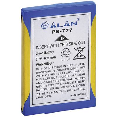 Midland Replaces original battery (original) PB-777 Walkie-talkie battery 3.7 V 600 mAh-0