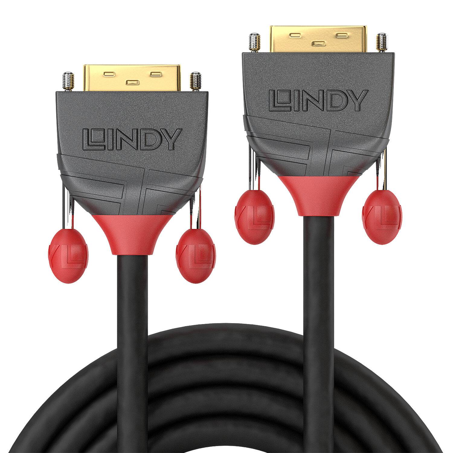 LINDY DVI Cable extension DVI-D 24+1-pin plug, DVI-D 24+1-pin socket 0.50 m Black 36230 DVI cable-2