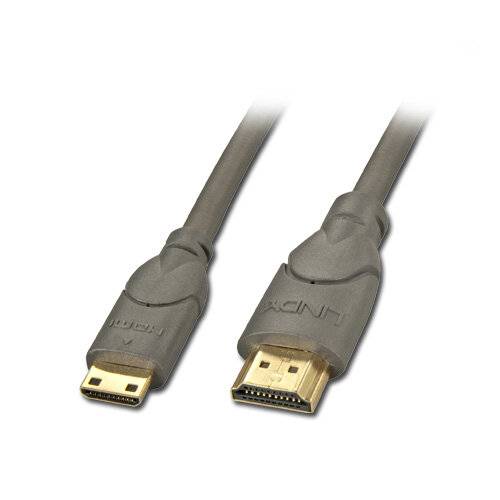 LINDY HDMI Cable HDMI-Mini-C plug, HDMI-A plug 1.00 m Black 41031 HDMI cable-2