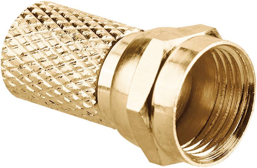 Renkforce 0403324 F connector Connections: F plug Cable diameter: 7 mm 1 pc(s)