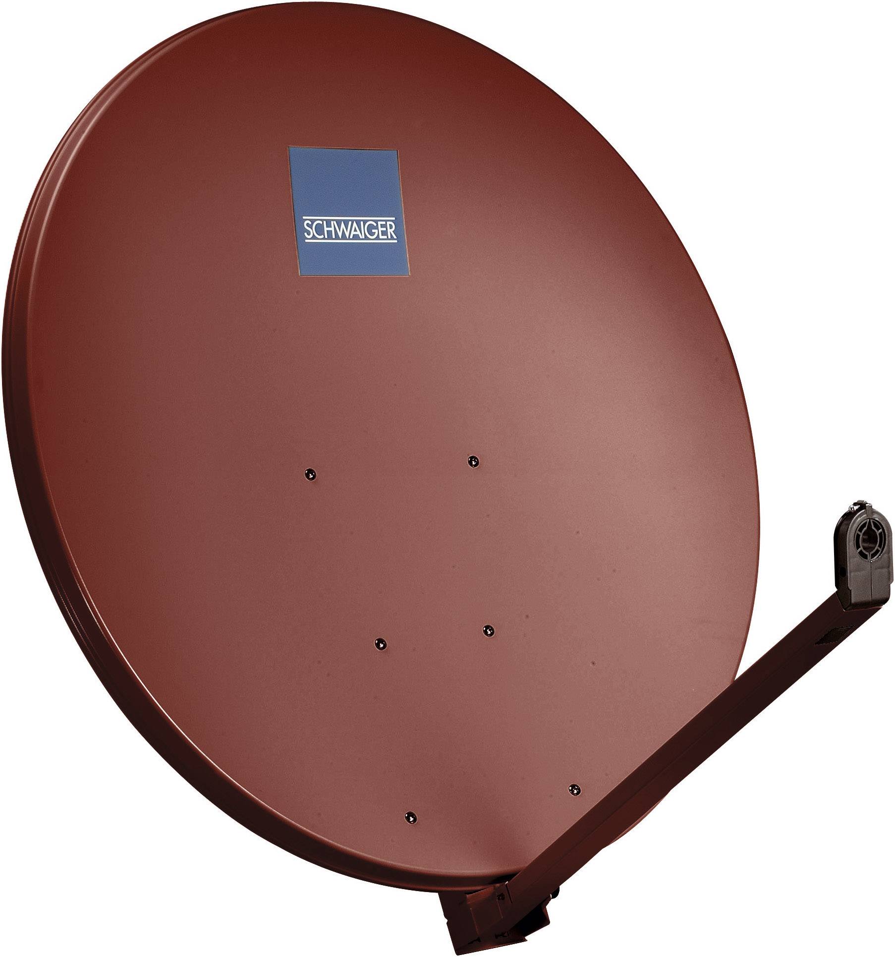 Schwaiger SPI1000.2 SAT antenna 97 cm Reflective material: Aluminium Brick red