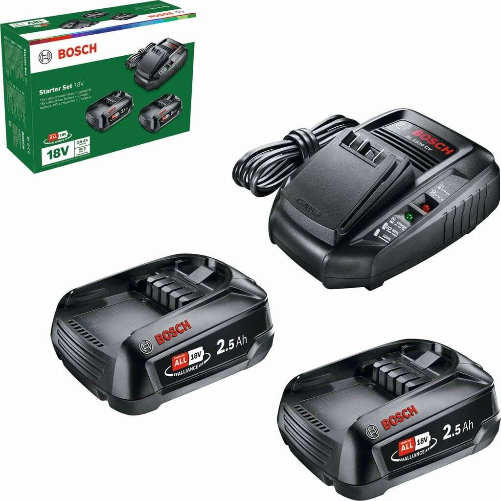 Bosch Home and Garden 1600A011LD Battery Set Starter Set 18 V Tool battery and charger 18 V 2.5 Ah Li-ion-5
