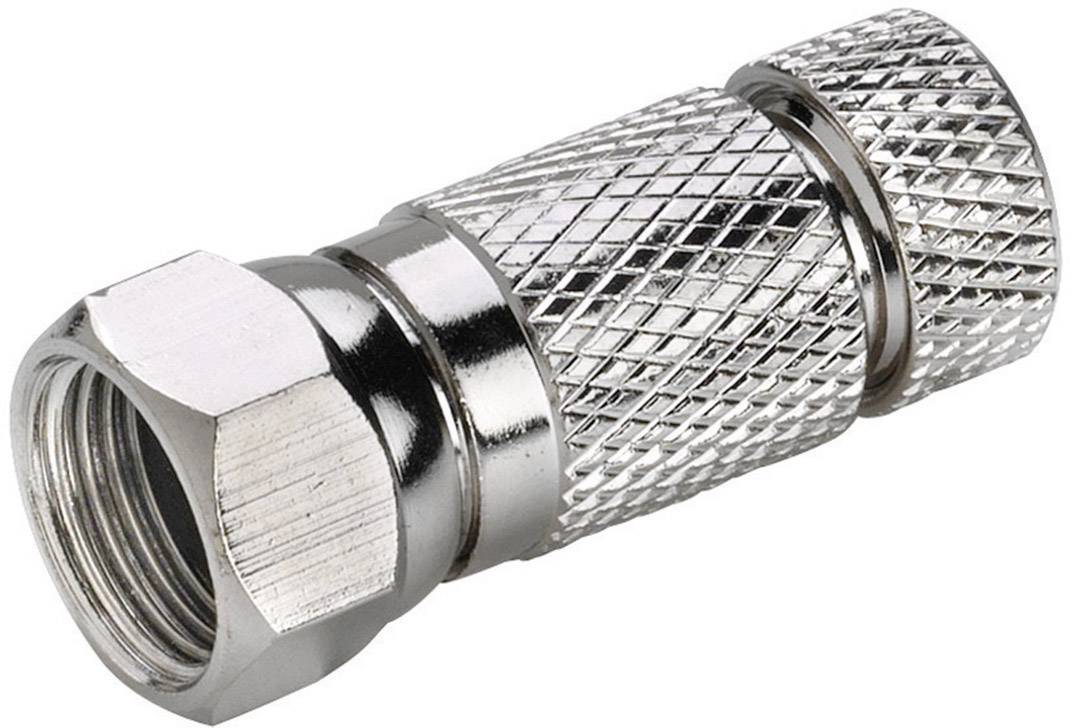 Renkforce 0403416 F connector Waterproof Connections: F plug Cable diameter: 6 mm 1 pc(s)