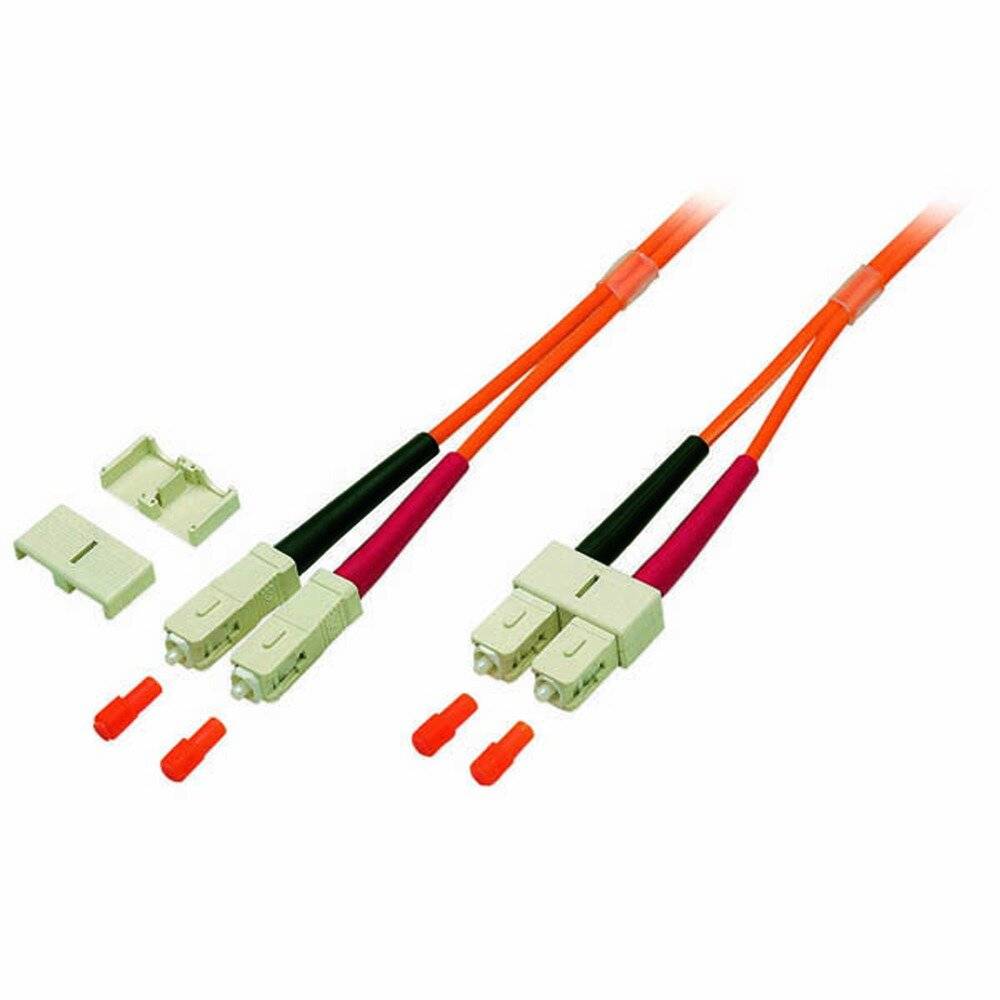 EFB Elektronik O6413.5 Fibreglass FO Cable 5.00 m Orange [1x SC plug - 1x SC plug] 50/125 µ Multimode OM2-1