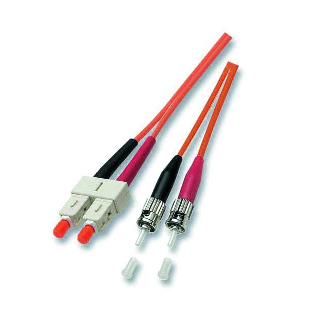 EFB Elektronik O6353.5 Fibreglass FO Cable 5.00 m Orange [1x ST plug - 1x SC plug] 50/125 µ Multimode OM2-1