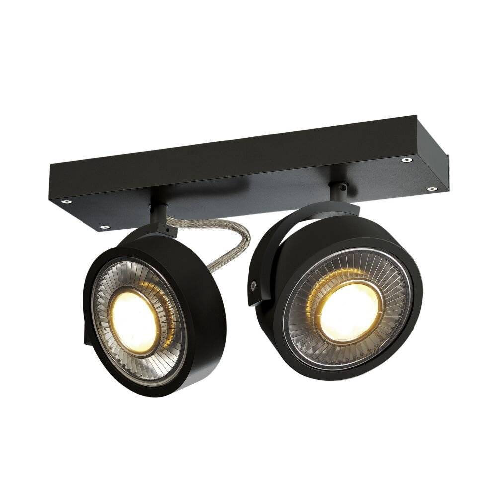 SLV Kalu 1000703 Ceiling floodlight GU10 Black-4