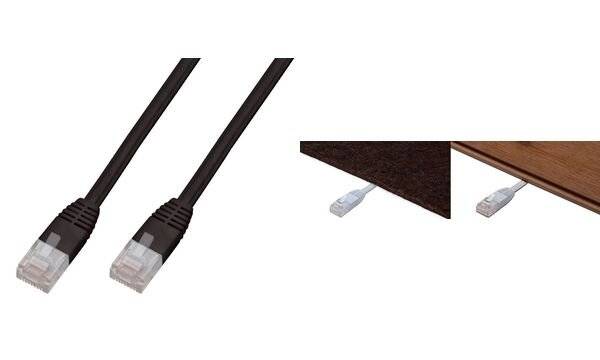 Digitus DK-1511-030F/WH RJ45 Network cable, patch cable CAT 5e U/UTP 3.00 m White twisted pairs 1 pc(s)-6