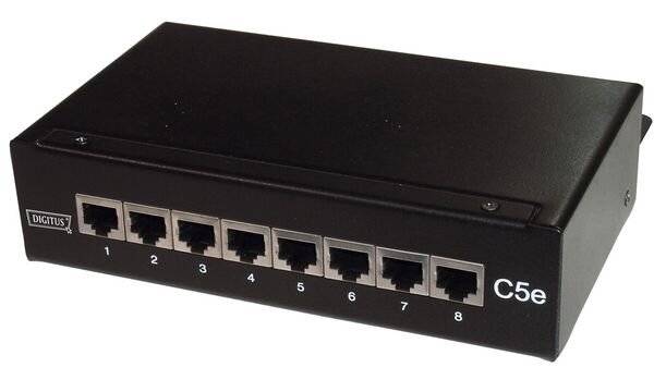 Digitus DN-10001 8 ports CAT 5e 1 U Equipped-6